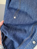 여성용 한국식 단색 데님 셔츠 재킷 2025년 초가을 신상 니치 루즈 슬리밍 다용도 탑 - 이미지 4