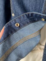 여성용 한국식 단색 데님 셔츠 재킷 2025년 초가을 신상 니치 루즈 슬리밍 다용도 탑 - 이미지 5