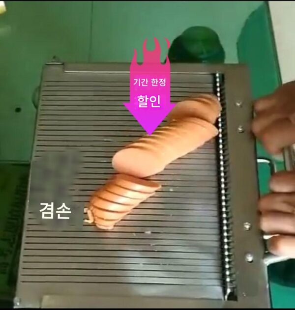 Qianhe 제조업체 수동식 냉면 절단기 런천미트 햄 소시지 오리 피 두부 슬라이싱 아티팩트 슬라이서