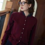 상상써니 "왕의 귀환" 100% 울 스웨터 싱글브레스트 다용도 니트 아우터 가디건 탑 - 이미지 4