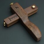 게지 가죽 호두 벨트 커터 절단 스트립 가죽 예술 가죽 도구 수제 가죽 제품 - 이미지 2