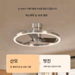 ACNikola 침실 선풍기 조명 천장 선풍기 조명 레스토랑 중세 거실 북유럽 복고풍 바우하우스 서재 천장 램프 - 이미지 5