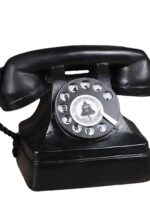 오래된 복고풍 전화 장식 턴테이블 유선전화 모델 향수 어린 옛 물건 상하이 골동품 영화 소품 - 이미지 5