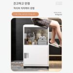 욕실 수납장 욕실 다층 선반 바닥형 변기 방수 세탁기 측면 좁은 캐비닛 수납장 - 이미지 3