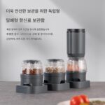 다기능 충전식 후추 분쇄기 가정용 조미료 분쇄기 후추 바다 소금 커민 장미 소금 분쇄 병 - 이미지 2