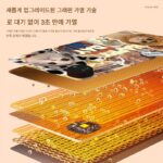 귀여운 애완동물용 마우스패드 손난로 책상패드 대형 겨울 사무실용 난로 책상패드 방수 및 미끄럼 방지 맞춤형 - 이미지 2