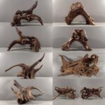 40~80cm 두께의 고급 침하목, 보라색 티크, 남미산 수조 장식, 어항 조경, 나무 그루터기, 아치형 다리 - 이미지 2