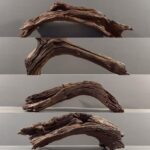 40~80cm 두께의 고급 침하목, 보라색 티크, 남미산 수조 장식, 어항 조경, 나무 그루터기, 아치형 다리 - 이미지 5