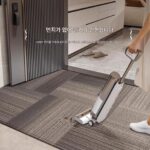 프랑스 현관 매트 미끄럼 방지 및 먼지 방지 세척 가능 매트 현관 카펫 도어 새로운 고급 절단 가능 매트 - 이미지 2