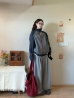 미국 레트로 3바 스티칭 콘트라스트 컬러 스탠드 칼라 재킷 남녀 가을 트렌드 브랜드 커플 캐주얼 스포츠 코트 트렌드