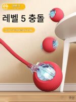 자동 고양이 공 고양이 장난감 셀프 엔터테인먼트 도구 스마트 고양이 티저 스틱은 에너지를 소모합니다 전기 고양이 공 - 이미지 3