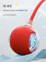 자동 고양이 공 고양이 장난감 셀프 엔터테인먼트 도구 스마트 고양이 티저 스틱은 에너지를 소모합니다 전기 고양이 공 - 이미지 4