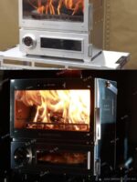 한국 미니맥스 나무 난로 MX1-듀얼 원유닛 IGT 오븐 캠핑 야외 난방 난로 - 이미지 2