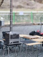 한국 미니맥스 나무 난로 MX1-듀얼 원유닛 IGT 오븐 캠핑 야외 난방 난로 - 이미지 4