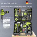 독일 시바우라 충전식 전기 드릴 도구 세트 하드웨어 전기 목공 수리 다기능 가정용 조합 세트 기타 - 이미지 4