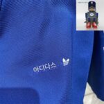 아디다스 아디다스 트레포일 남녀용 스포츠 재킷 레트로 쓰리 스트라이프 스탠드 칼라 자수 재킷 JL8395 - 이미지 4