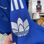 아디다스 아디다스 트레포일 남녀용 스포츠 재킷 레트로 쓰리 스트라이프 스탠드 칼라 자수 재킷 JL8395 - 이미지 5