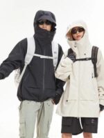 남성 및 여성용 재킷, 야외 방풍, 방수, 따뜻한 등산복, 봄, 가을 및 겨울 사이클링, 여행 의류, 하이킹 - 이미지 3