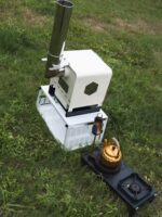 송예 아웃도어 2025 신형 미니 데스크탑 야외 난방 나무 난로 - 이미지 3