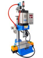 단일 컬럼 공압 펀치 프레스 소형 실린더 프레스 데스크탑 500kg 베어링 리벳팅 너트 가스 맥주 기계 - 이미지 5