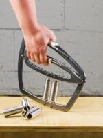 브루스 리 알루미늄 핸들 그리퍼 암 스트렝스 트레이너 손목 스트렝스 트레이너 업그레이드 버전 스트렝스 조절 가능 홈 재활 트레이닝 - 이미지 2