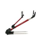 정품 보양홍린 낚싯대 홀더 스테인리스 스틸 포탑 플러그인 낚싯대 의자 낚싯대 상자 이중 용도 회전 방지 벨트 슬롯 휴대용 AX - 이미지 5