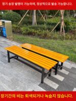 욕실 탈의실 벤치 견고한 원목 벤치 직원 신발 벤치 체육관 코트 휴식 벤치 야외 벤치 - 이미지 4