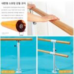 댄스 폴 싱글 및 더블 레이어 리프팅 고정 바닥 어린이 교실 다리 스트레칭 운동 폴 학교 피트니스 장비 난간 - 이미지 2