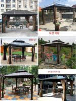 안뜰 텐트, 야외용 선쉐이드, 야외 정원 파빌리온, 옥상용 선쉐이드, 알루미늄 합금 차양 - 이미지 5