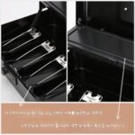 조합형 자물쇠 가정용 잠금식 보관함, 저축함, 어린이용 돼지 저금통, 금전 등록기 금속 저금통 - 이미지 5