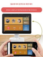 긴 목 고양이 동반 로봇 노인 원격 양방향 화상 통화 기계 홈 비디오 전화 감시 카메라 - 이미지 3