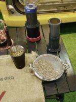 cafemasy 커피콩 로스팅 핸드넷 휴대용 로스터 여행장비 로스팅콩 네트 가정용 스테인리스 로스팅 네트 - 이미지 3