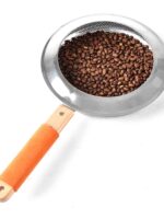cafemasy 커피콩 로스팅 핸드넷 휴대용 로스터 여행장비 로스팅콩 네트 가정용 스테인리스 로스팅 네트 - 이미지 5