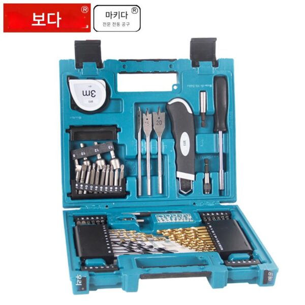 정품 마키타 마키타 다기능 조합형 수동 공구 세트 핸드 드릴 임팩트 드릴 비트 배치 헤드 71개 세트