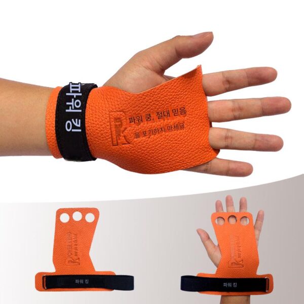 소가죽 장갑 철봉 크로스핏 피트니스 대회용 팜가드 피트니스 풀업 장갑 미끄럼 방지 체조용
