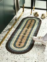 주방 바닥 매트 현관 매트 미끄럼 방지 매트 먼지 방지 침실 카펫 욕실 화장실 매트 흡수성 도어 가정용 - 이미지 3