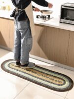 주방 바닥 매트 현관 매트 미끄럼 방지 매트 먼지 방지 침실 카펫 욕실 화장실 매트 흡수성 도어 가정용 - 이미지 4