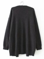 해외무역 수출 막판 여성 의류 라벨컷 클리어런스, 유명 브랜드 클리어런스 상품, 포켓캣 자수 카디건, 루즈 스웨터 - 이미지 3