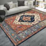 침실, 거실, 소파, 커피 테이블, 보헤미안 에스닉 스타일, 홈 베드 사이드 러그에 적합한 북유럽 모로코 빈티지 러그 - 이미지 3