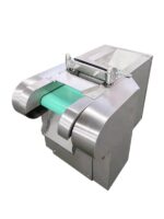 소형 데스크탑 고추 절단기 전용 기장 고추 절단기 상업용 전기 야채 절단 부추 및 양파 유물 - 이미지 5