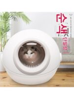 고양이 화장실 완전 밀폐형 대형 탈취 래그돌 고양이 가필드 블루 고양이 실버 그라데이션 골드 그라데이션 아메리칸 숏헤어 밴 고양이 용품 - 이미지 4