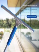 유리창 청소도구 텔레스코픽 와이퍼 청소브러쉬 롱폴 창문세척 도어헤드 특수물걸레 유물가구 - 이미지 3