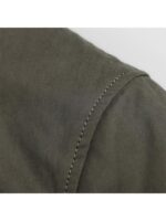 파커 남성 2024년 겨울 중간 길이 코요테 모피 두꺼워진 한국 버전 진짜 가죽과 모피 원피스 나일론 재킷 - 이미지 3