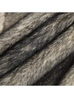 파커 남성 2024년 겨울 중간 길이 코요테 모피 두꺼워진 한국 버전 진짜 가죽과 모피 원피스 나일론 재킷 - 이미지 4