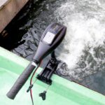 Shenglaixi 마린 프로펠러 전기 12v 무브러시 고무 보트 모터 프로펠러 매달린 패들 소형 낚시 보트 외장선