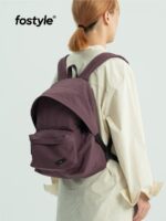 FOSTYLE 공식 브림 백팩 나일론 가방 여행용 야외 백팩 방수 학교 가방 컴퓨터 가방 여행 - 이미지 3