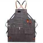 꽃집, 목수, 미용사, 예술가, 화가, 작업복, 남녀용 허리띠를 위한 맞춤 로고가 있는 내마모성 정원 앞치마 - 이미지 5