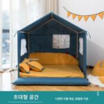 홈텐트, 실내 어린이 침대 분리 장치, 텐트 놀이집, 초대형 집, ​​소녀의 꿈의 장난감 집 - 이미지 4