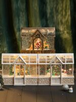 크리스마스 트리 눈송이 수정 구슬 뮤직 박스 어린이 여자아이 뮤직 박스 눈 장식 생일 선물 - 이미지 3