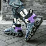 가을과 겨울 유행 하이탑 남성용 신발은 다재다능하고 인기 있는 온라인 연예인들이 즐겨 신으며 독창적인 틈새 디자인, 하이엔드 유행 남성용 아빠 패션 신발입니다. - 이미지 3